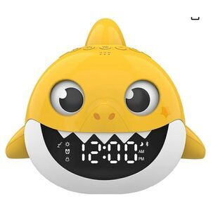 Nickelodeon, pink, frog, baby, shark alarm clock, Bluetooth speaker new